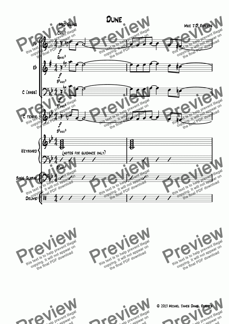 dune-download-sheet-music-pdf-file