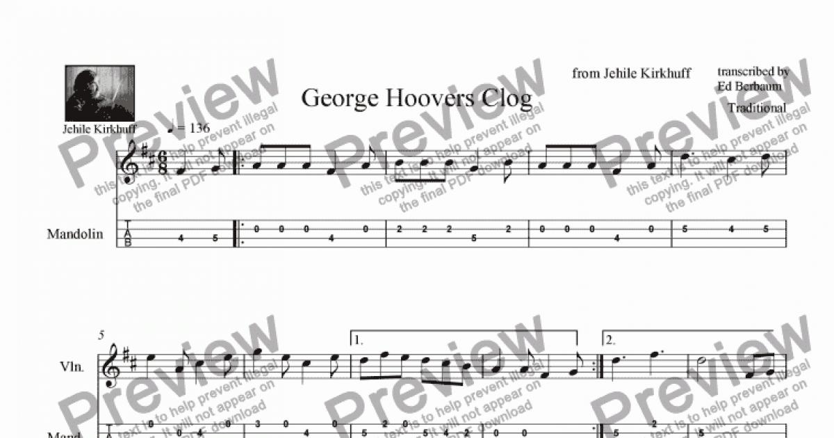 Download George Hoovers Clog - Download Sheet Music PDF file