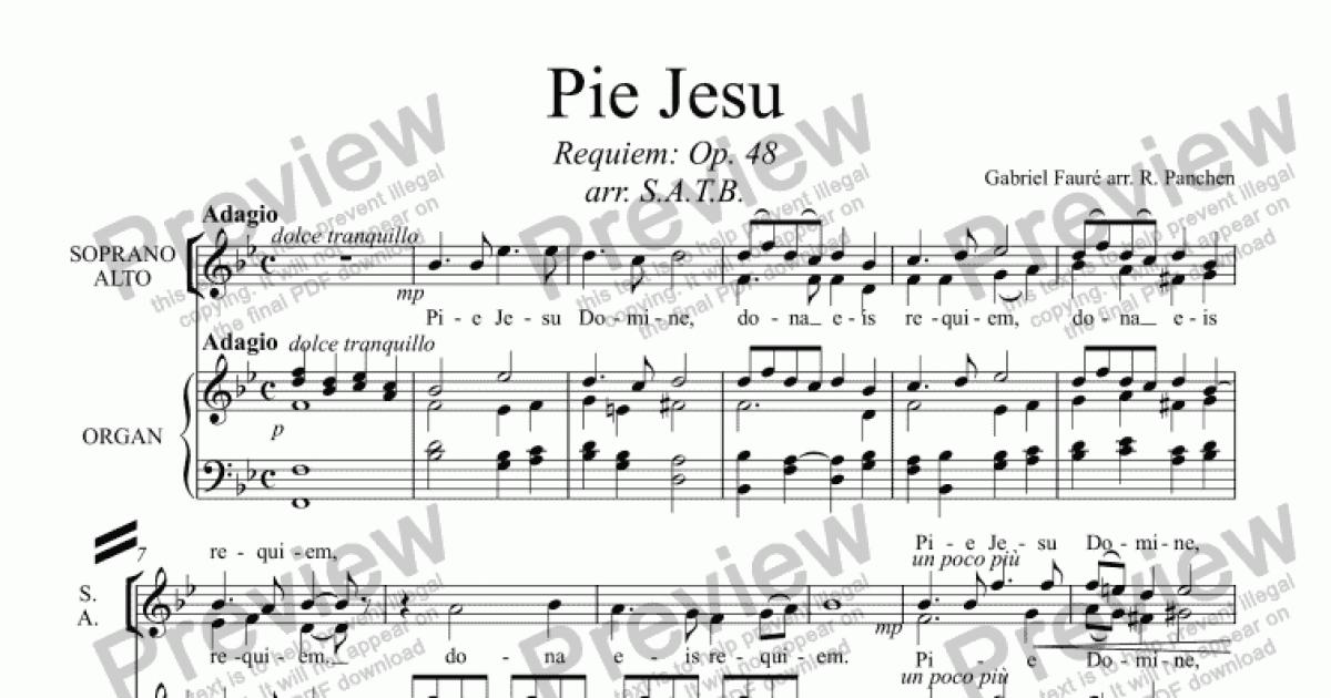 Pie Jesu Download Sheet Music PDF file