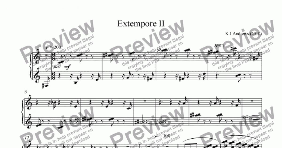 extempore-ii-download-sheet-music-pdf-file