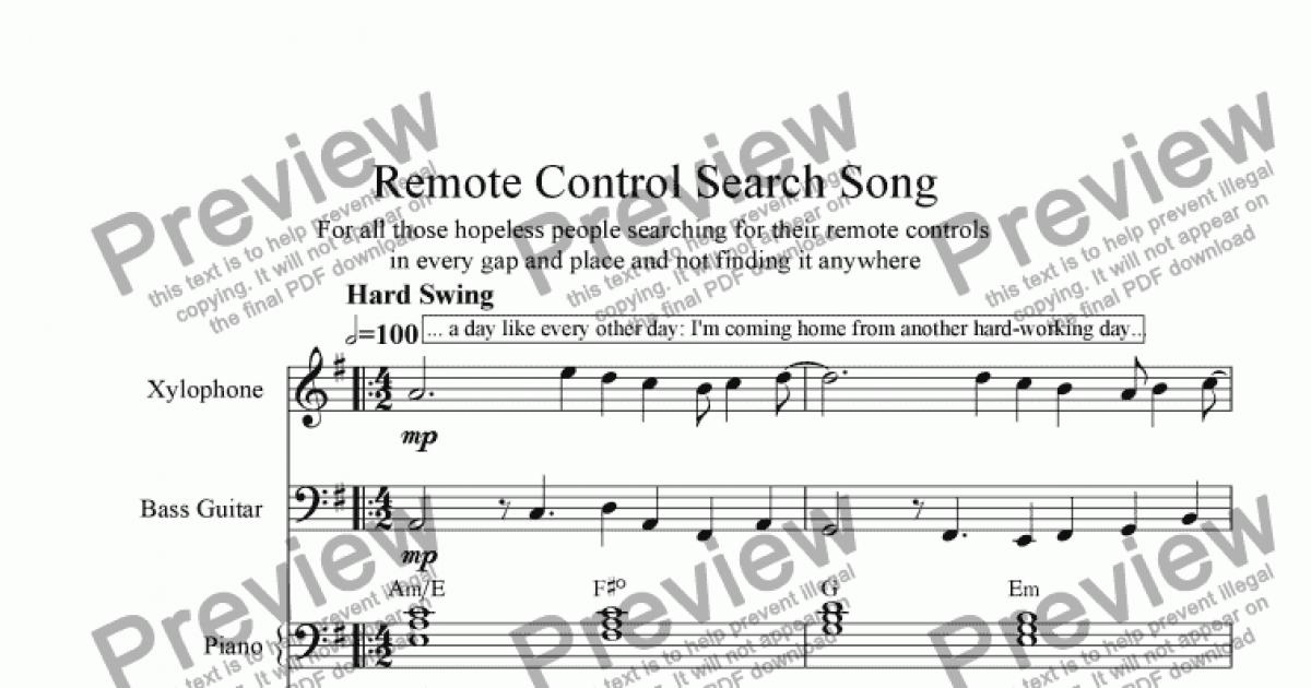 remote control 2 lyrics
