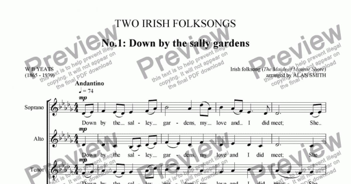 Two Irish  Folk  Songs  Download Sheet Music  PDF file