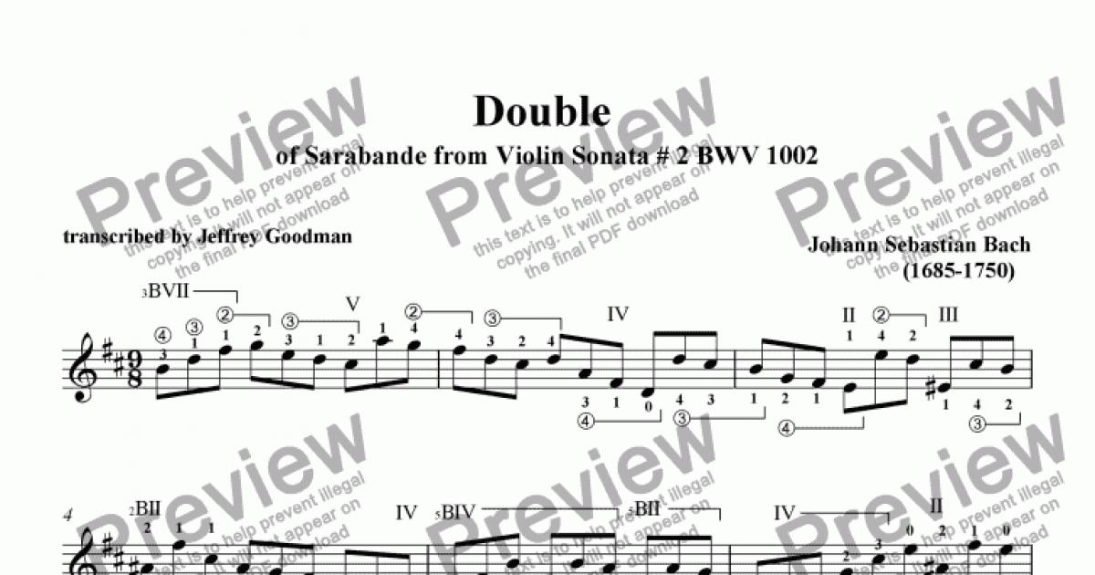 bach double pdf