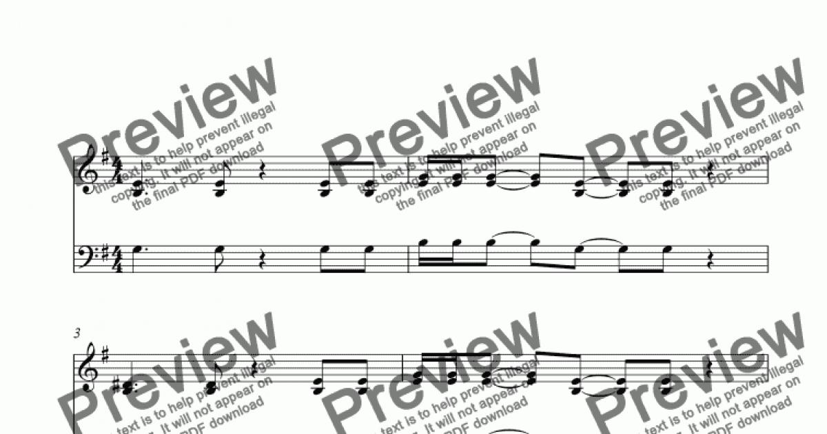 Hold on - Download Sheet Music PDF file