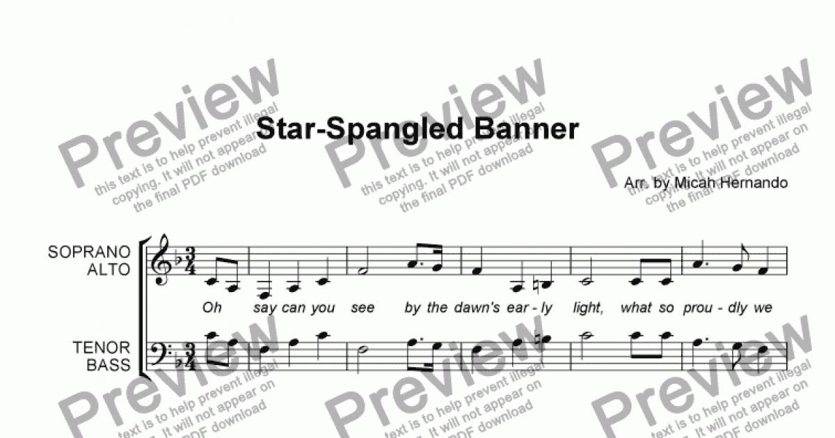the star spangled banner lyrics song clarinet