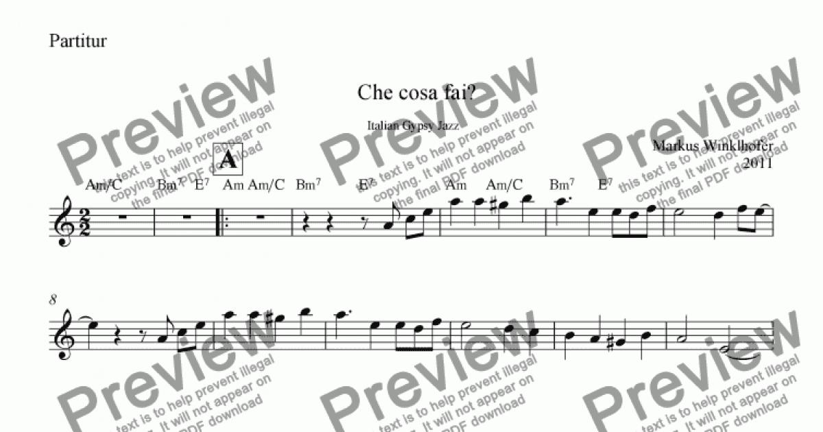 che-cosa-fai-italian-song-for-10-players-download-sheet-music-pdf