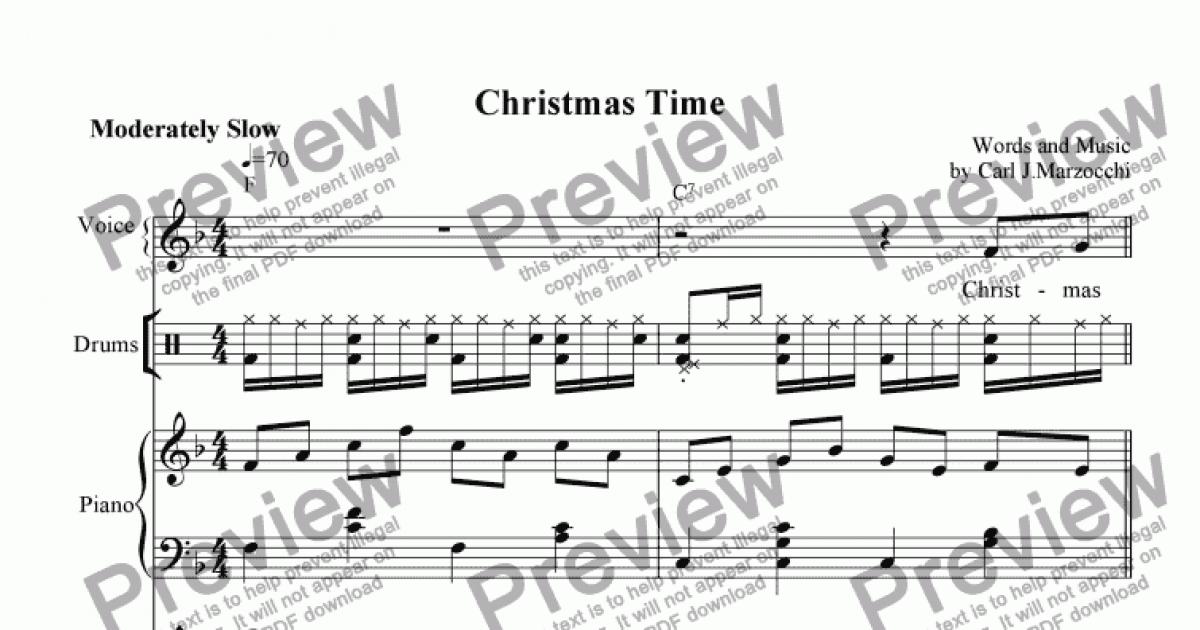 Christmas Time - Download Sheet Music PDF file