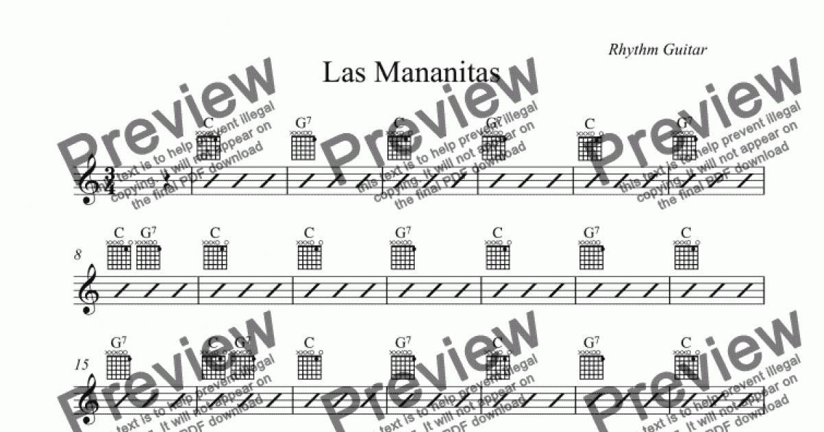 Las Mananitas Download Sheet Music Pdf File