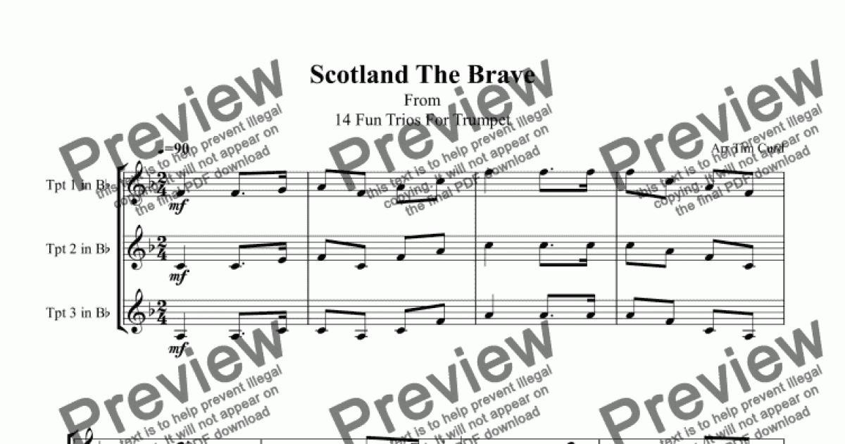 violin scotland the brave