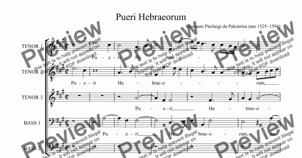 canite tuba palestrina sibelius download