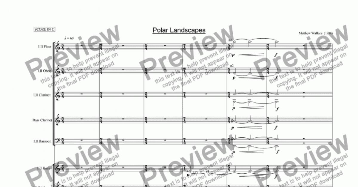 Polar Landscapes - Download Sheet Music PDF file