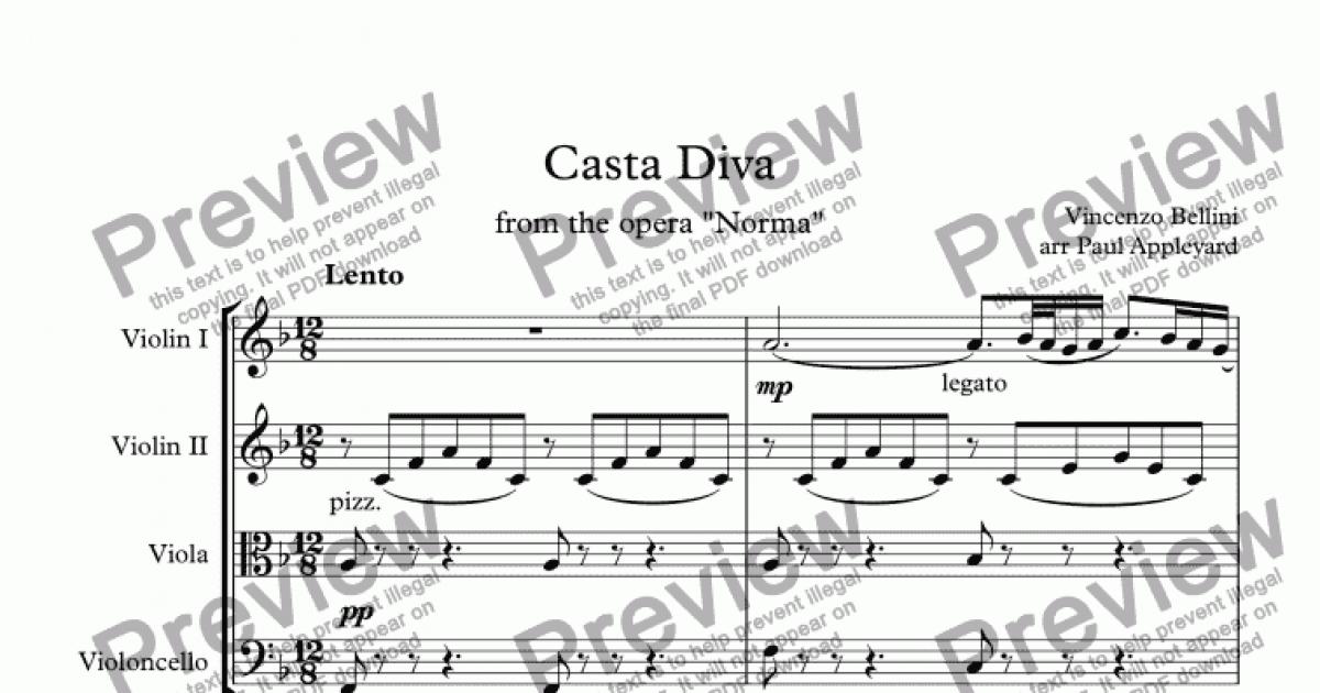 Casta diva перевод