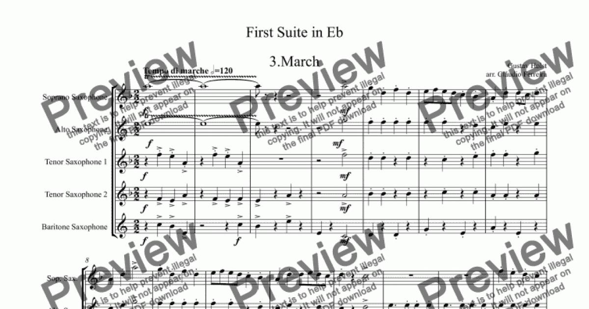 alfred reed first suite for band pdf music