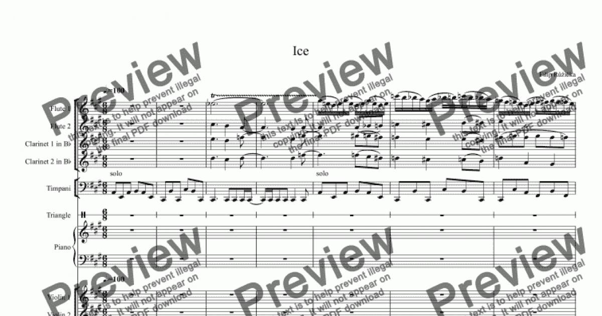 Ice - Download Sheet Music PDF file