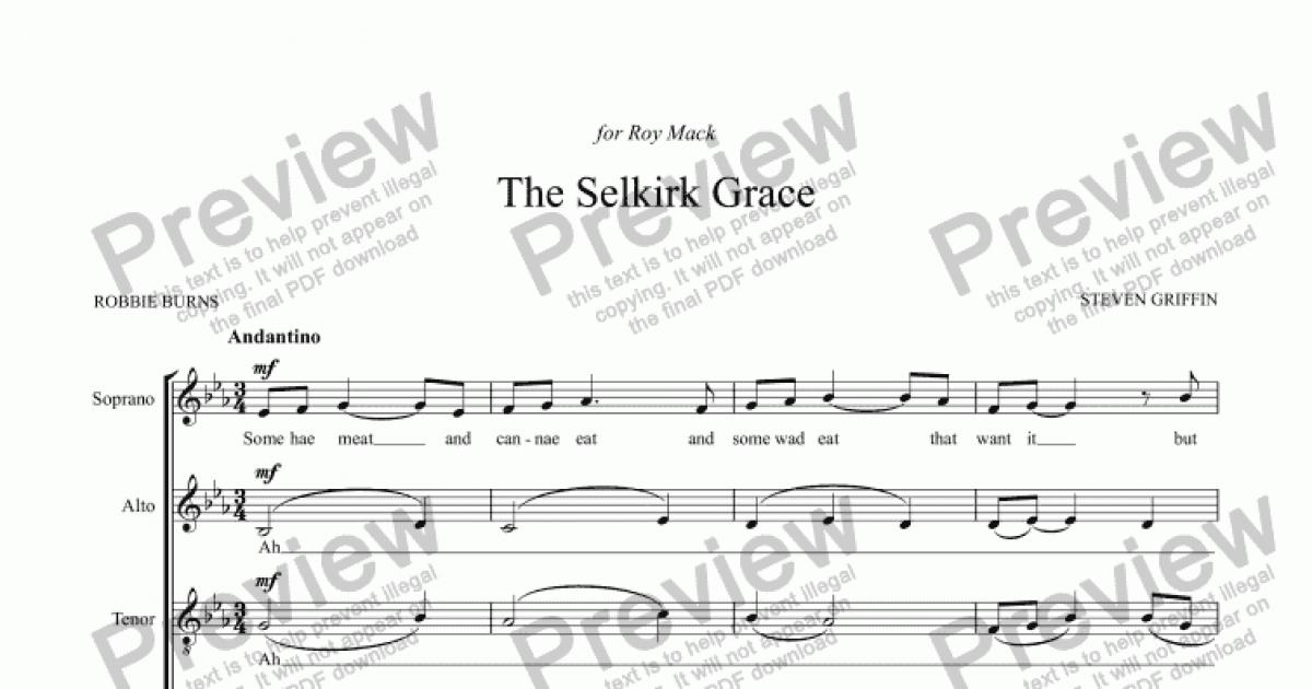 the-selkirk-grace-download-sheet-music-pdf-file