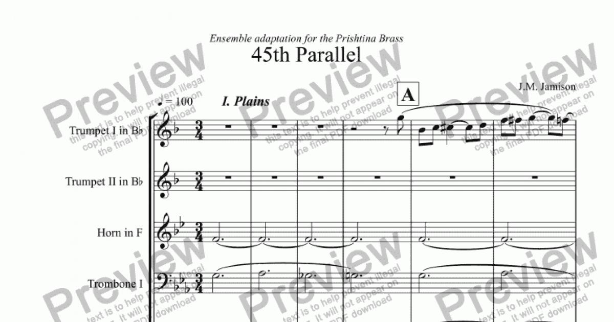 45th Parallel - Download Sheet Music Pdf File