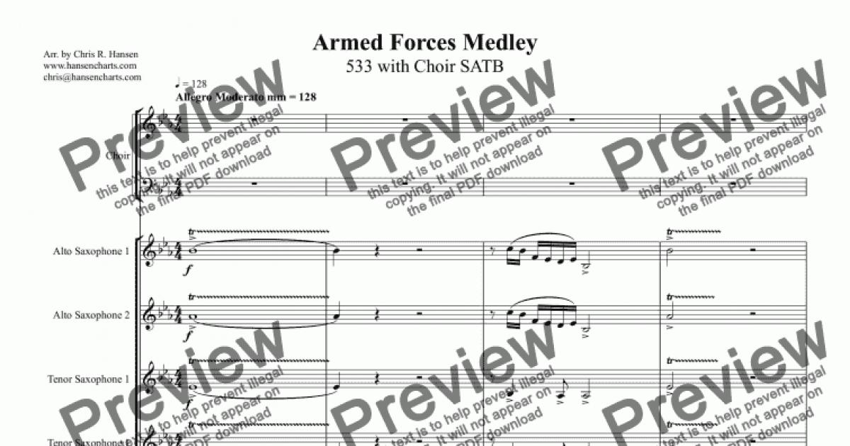 armed forces medley short version trumpet