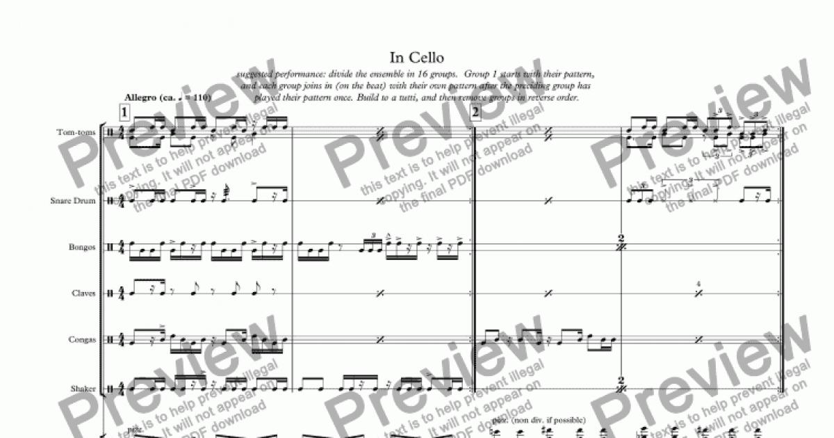 cello repertoire