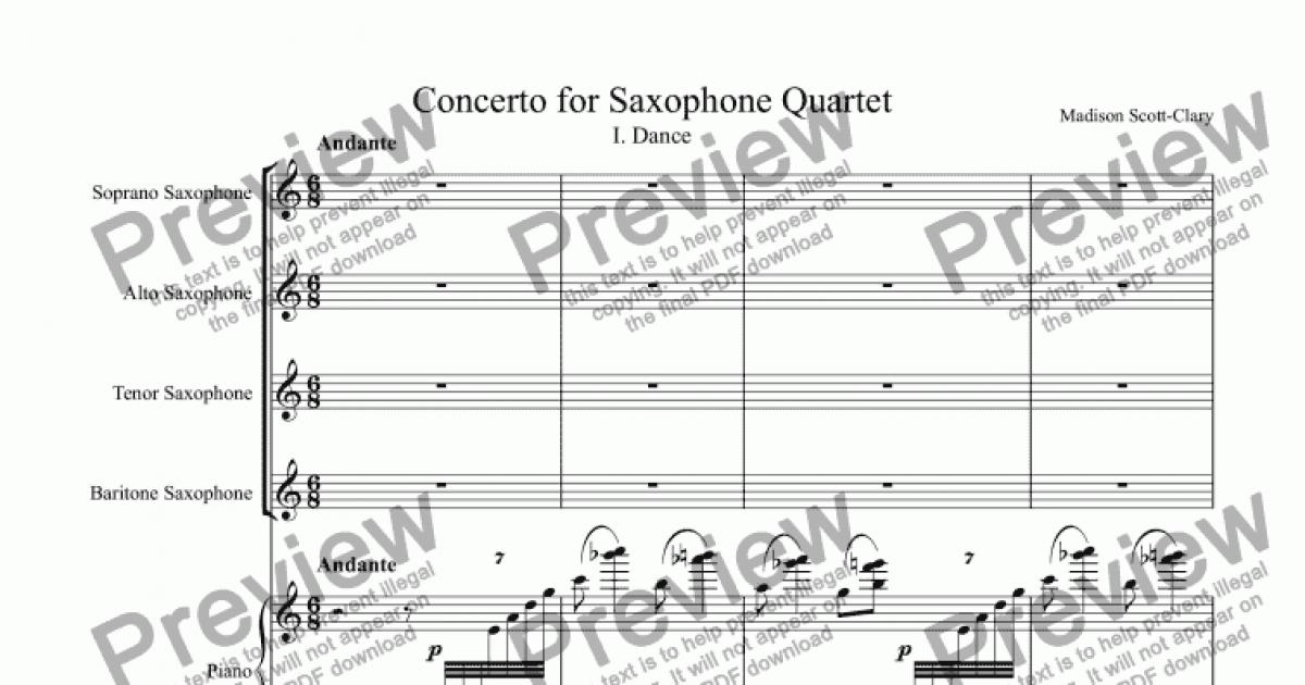 desenclos saxophone quartet pdf