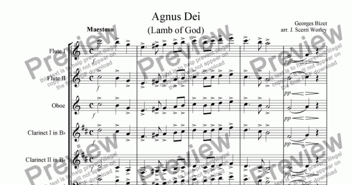 Agnus Dei Download Sheet Music PDF file