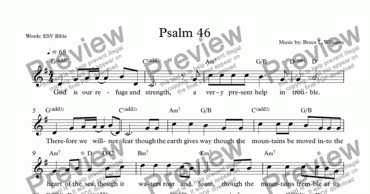 psalm-46-download-sheet-music-pdf-file