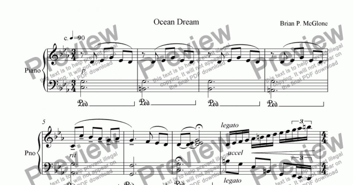 Ocean Dream Sheet Music