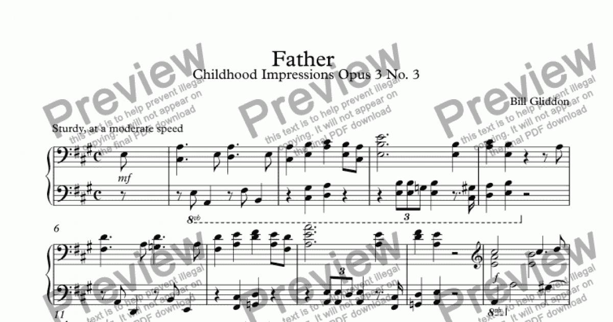Download Father - Download Sheet Music PDF file