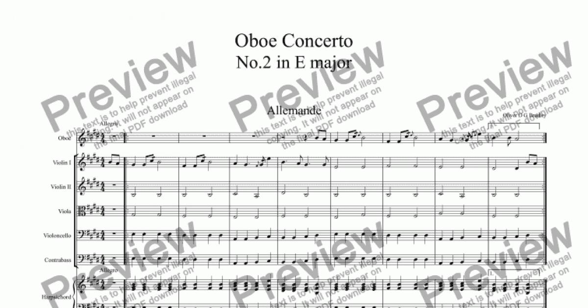 Analysis Of The Poem Oboe Concerto No