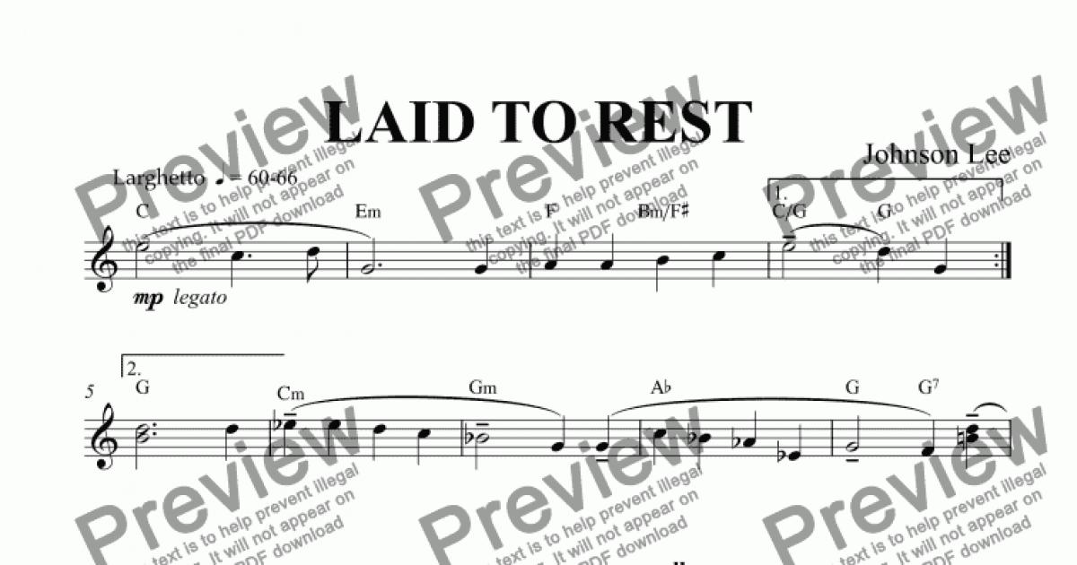 laid-to-rest-download-sheet-music-pdf-file