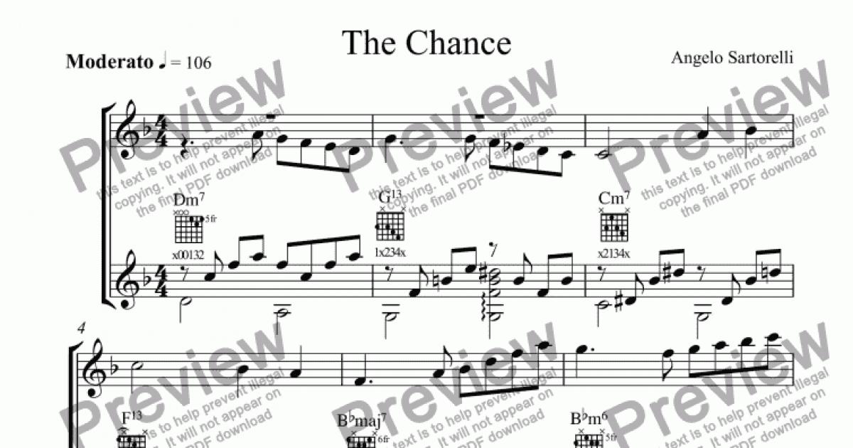 what is the composition of chance music