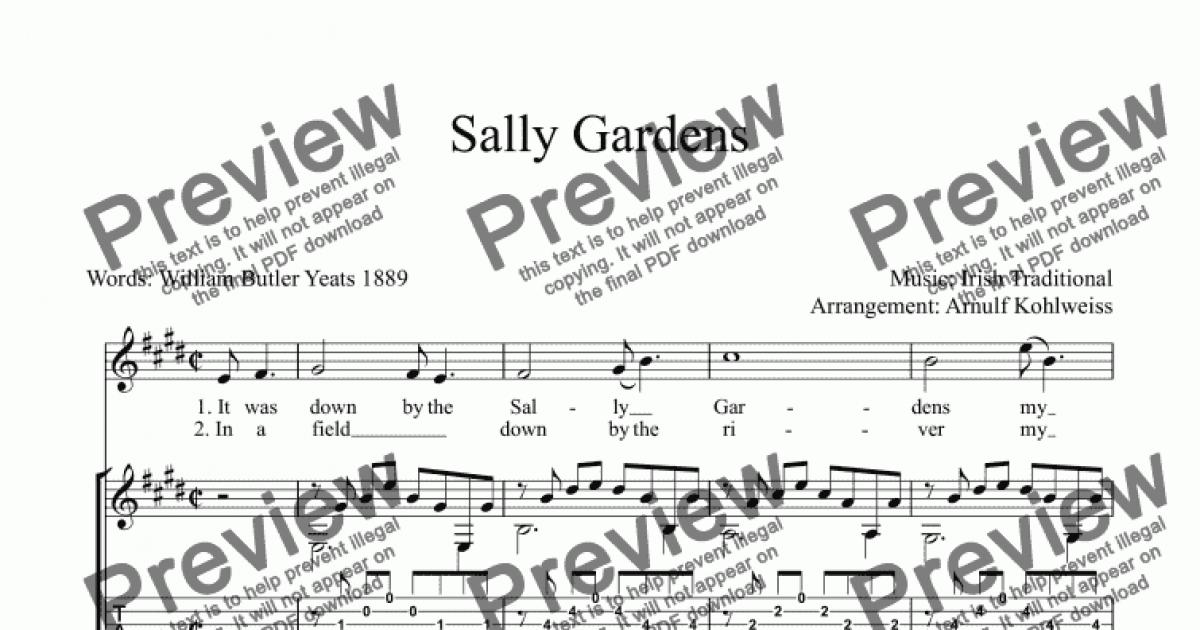 sally gardens britten pdf file