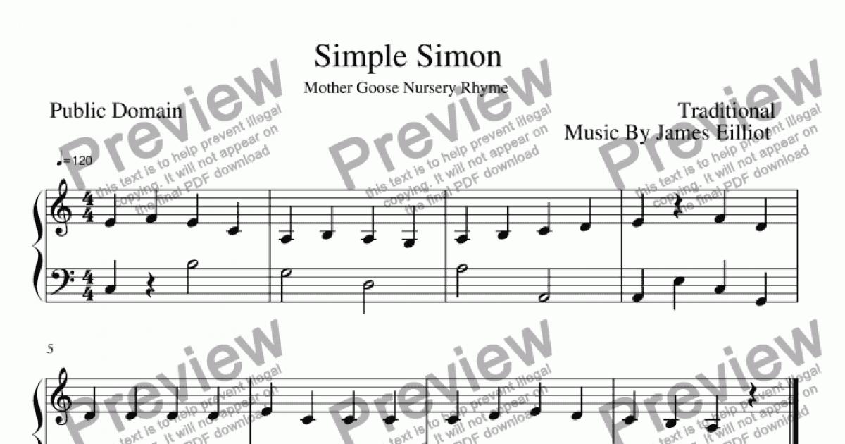 simple simon says song lyrics