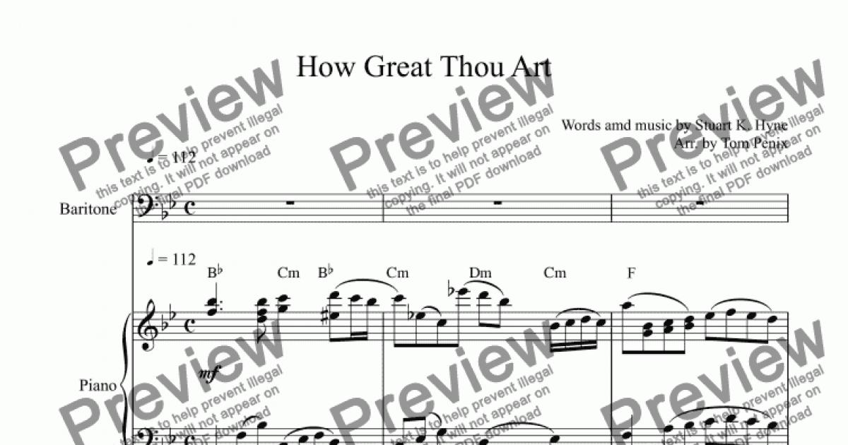 how great thou art free download