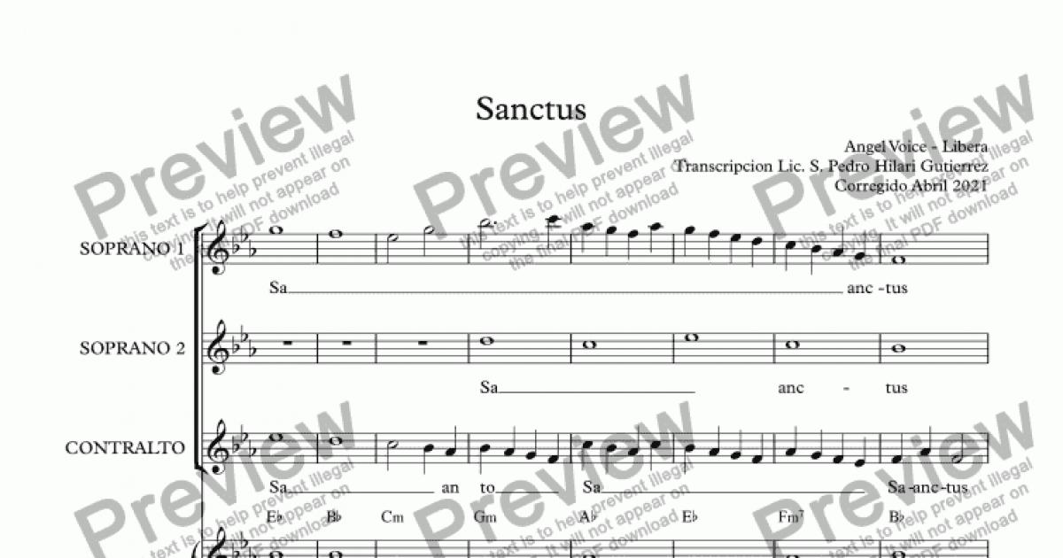 Sanctus - Download Sheet Music PDF File