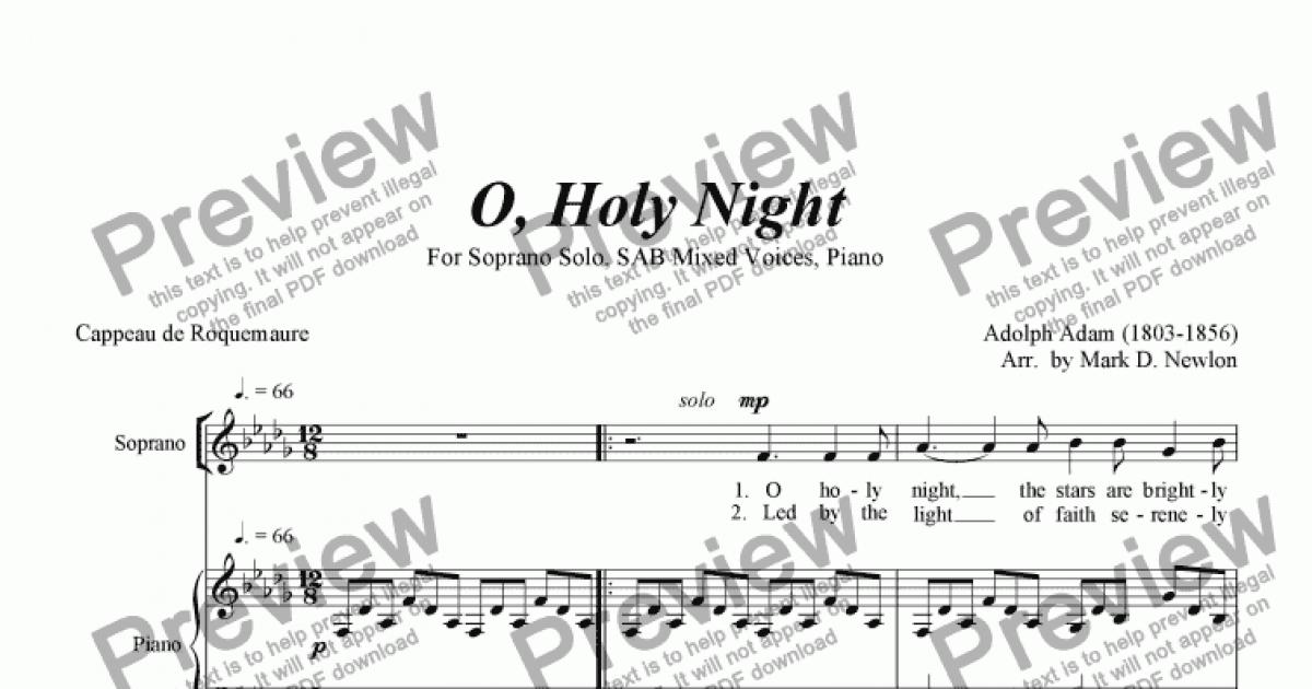 O Holy Night Harmonica Tab Christmas