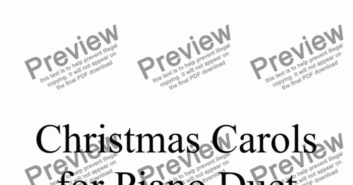 22 Christmas Carols for Piano Duet - Download Sheet Music PDF file