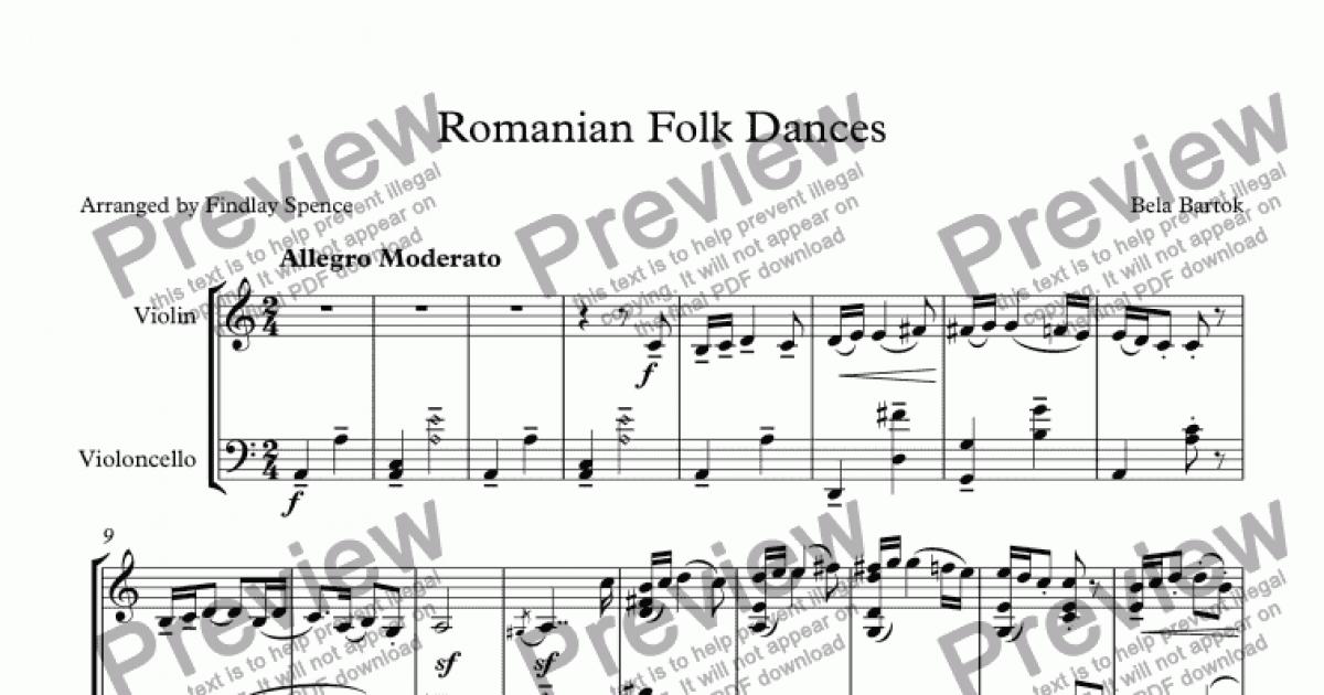 bela bartok romanian folk dances pdf file