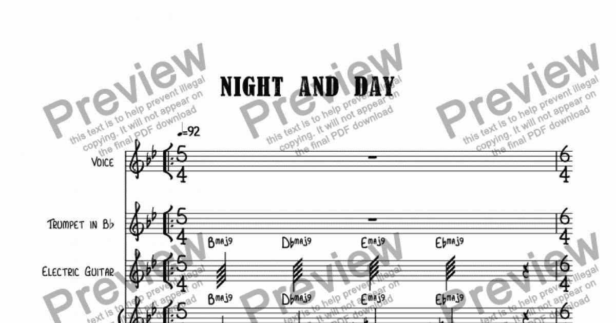 Night and Day - Download Sheet Music PDF file