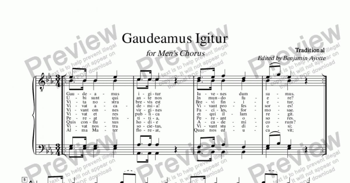 gaudeamus igitur english translation