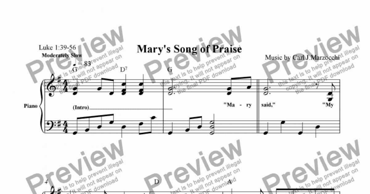 mary-s-song-of-praise-download-sheet-music-pdf-file