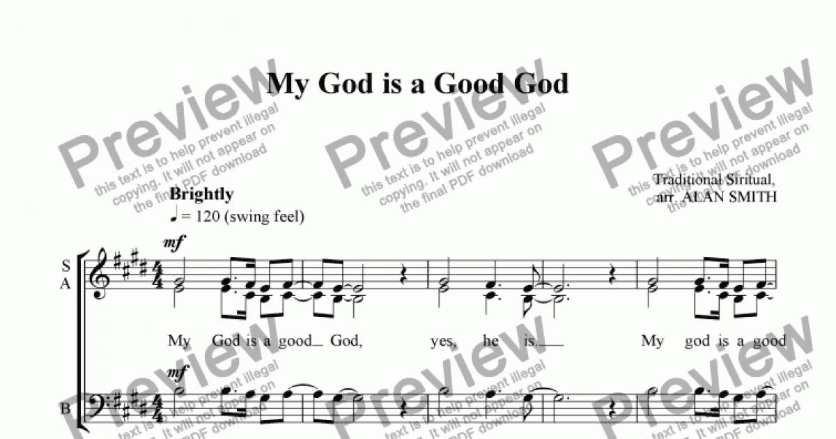 God Is A Good God Yes He Is Lyrics