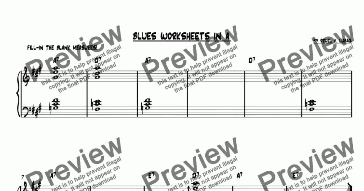 blues-worksheet-in-a-download-sheet-music-pdf-file