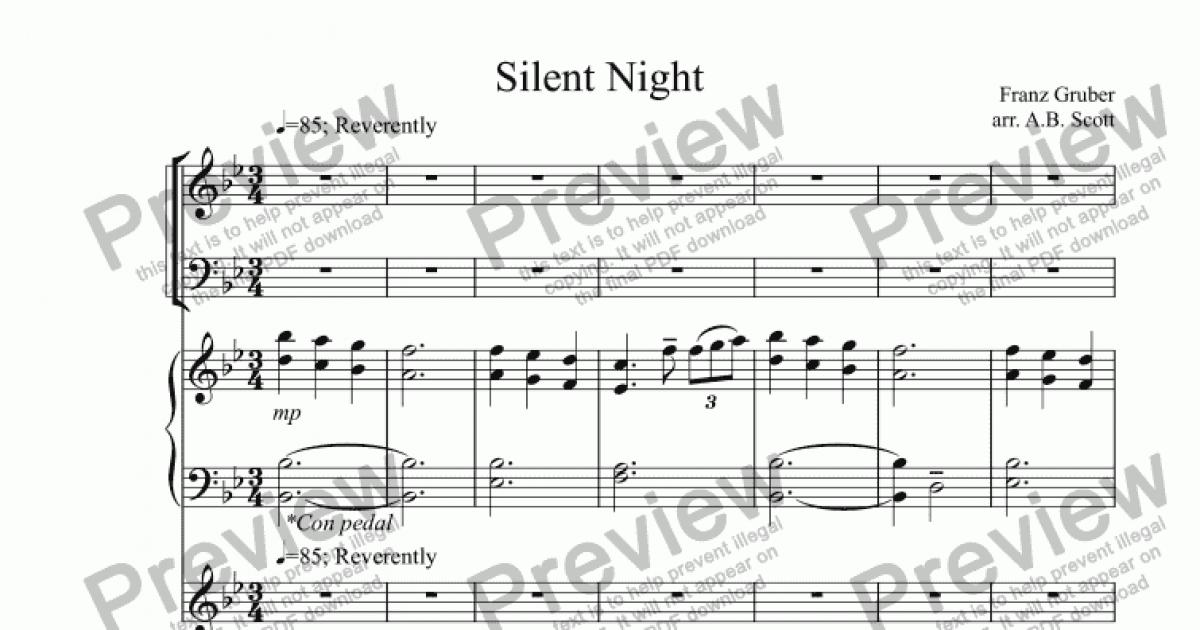 Silent Night - Download Sheet Music PDF file