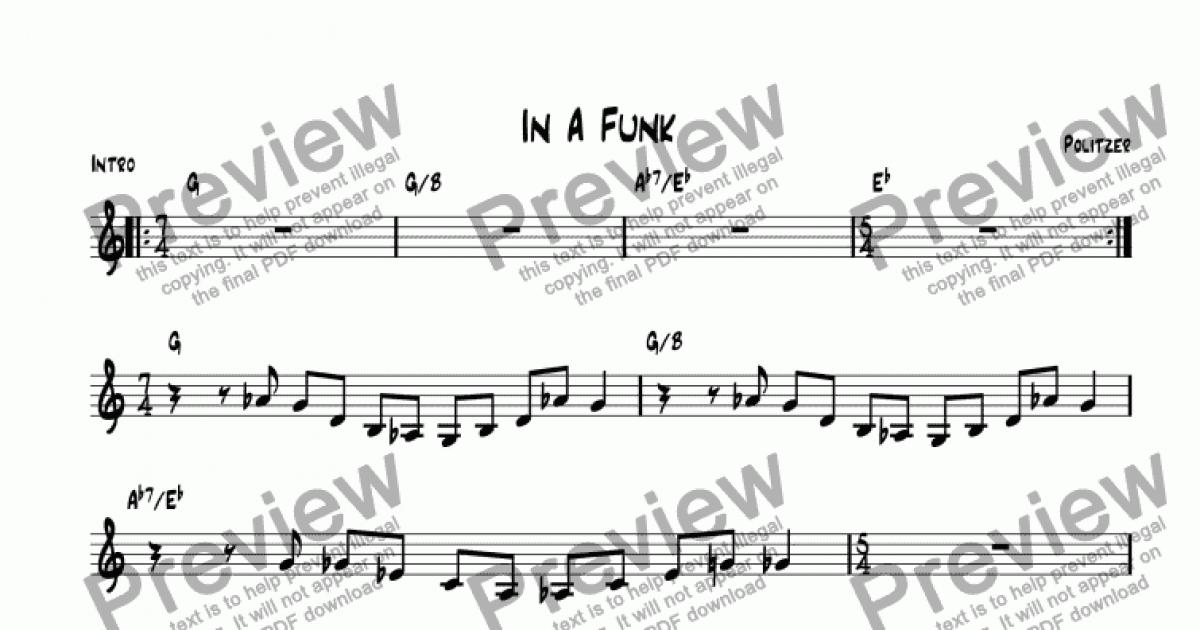 funk bass transcriptions