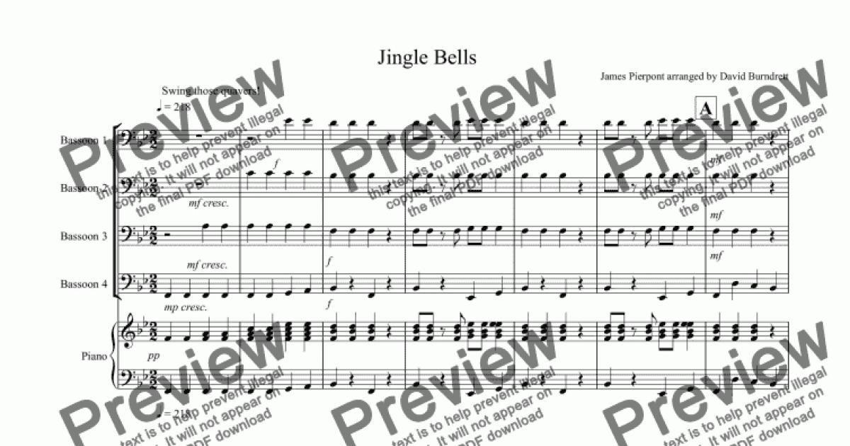 jingle bells christmas jazz piano saxophone bass