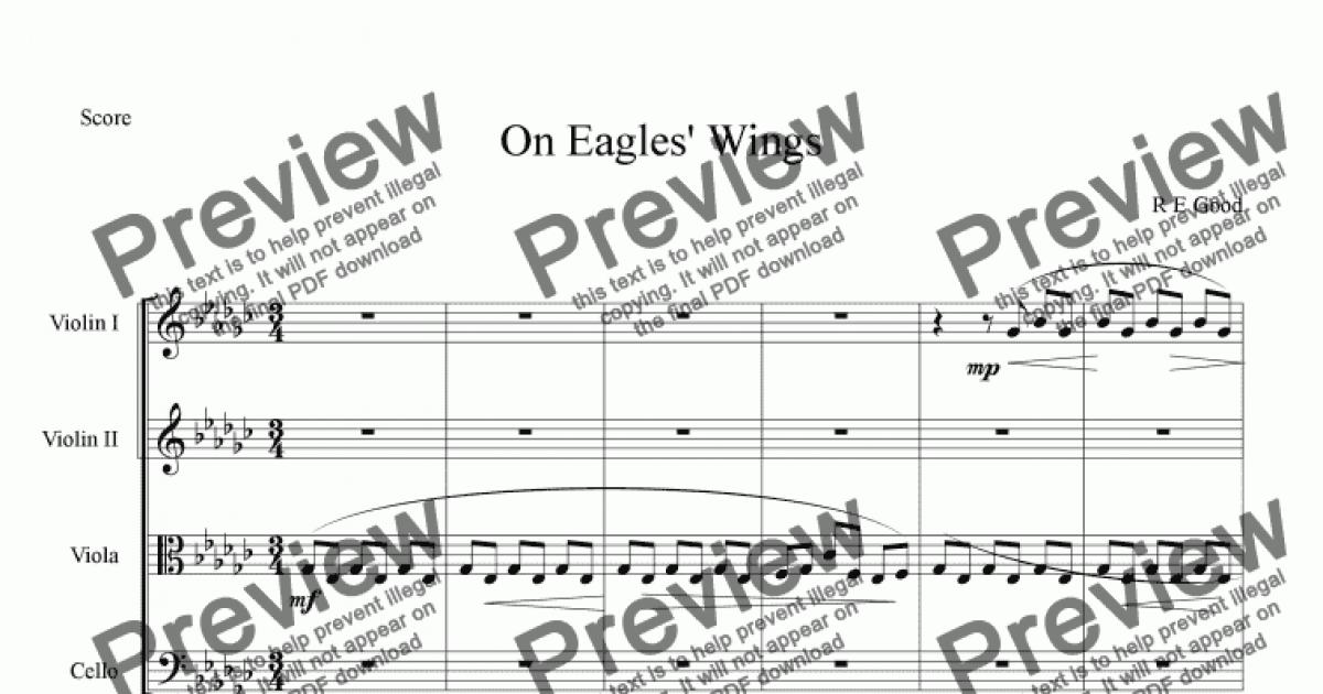 On Eagles Wings - Download Sheet Music PDF file