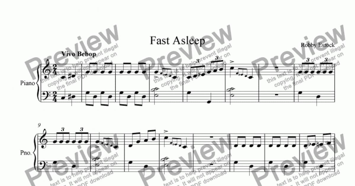 fast-asleep-download-sheet-music-pdf-file