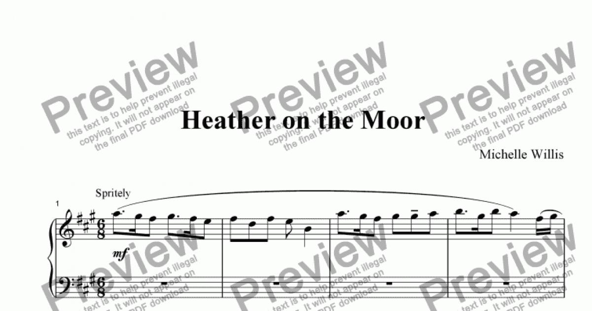 Heather on the Moor Download Sheet Music PDF file