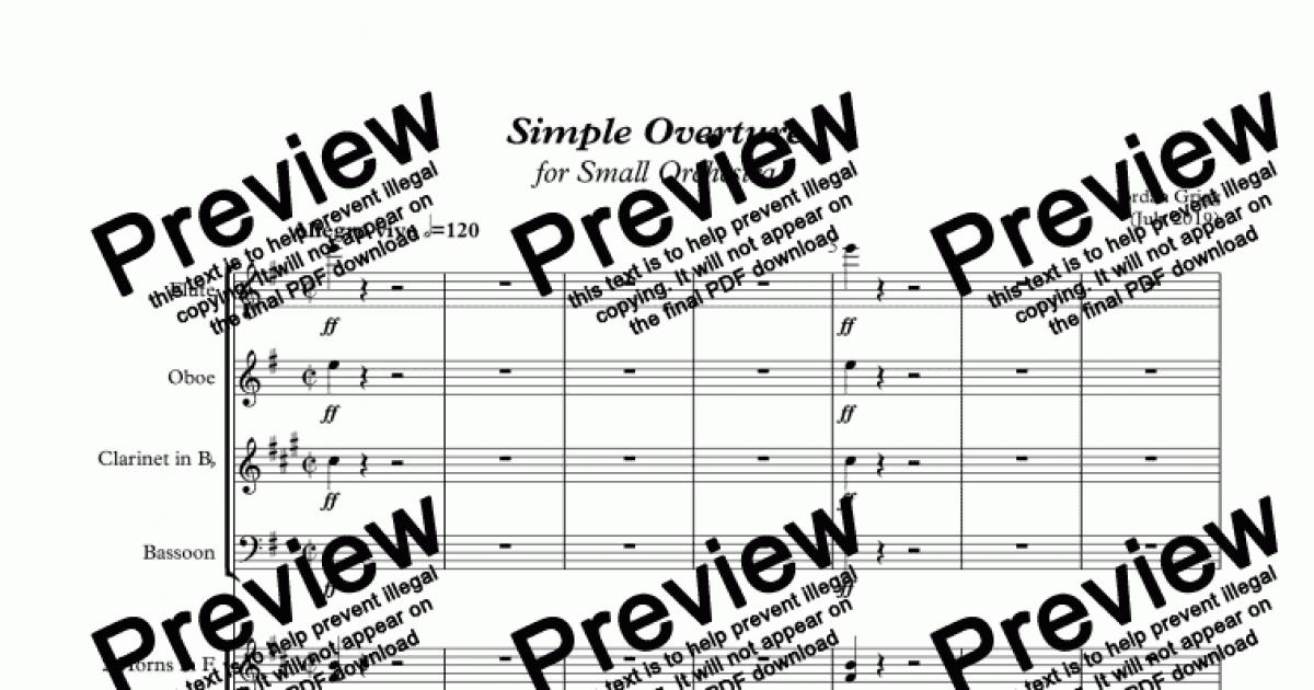 orchestral scores and parts