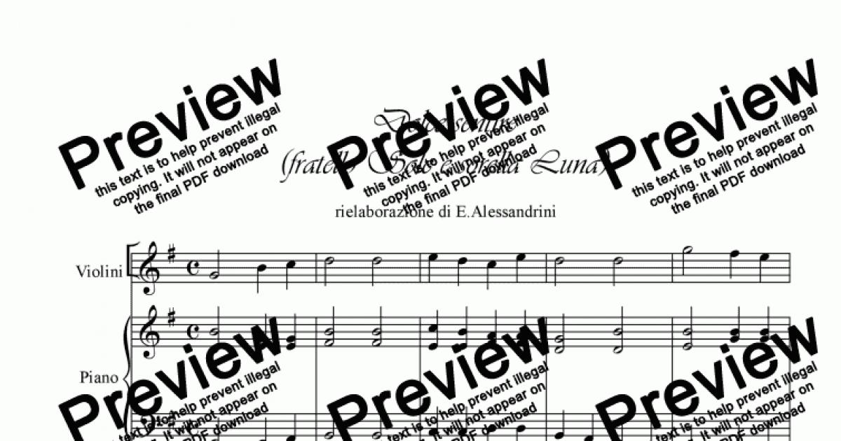 Dolce Sentire Violin And Piano Download Sheet Music Pdf File